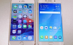 Galaxy Note 5 đọ dáng iPhone 6 Plus