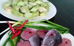 Canh chột nưa nấu cá lóc đồng xứ Huế