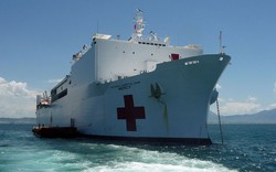 Siêu tàu bệnh viện của Hải quân Hoa Kỳ cập cảng Đà Nẵng