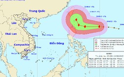 Xuất hiện siêu bão ngoài biển Đông