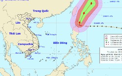 Siêu bão Goni giật cấp 16-17 ra khỏi biển Đông