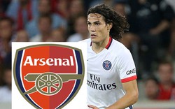 “Vồ hụt” Benzema, Arsenal dồn tiền “vây bắt” Cavani