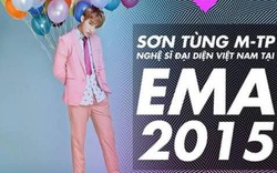 Sơn Tùng chính thức đến “đấu trường” EMA 2015