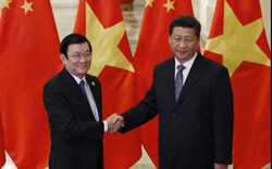 Chủ tịch nước Trương Tấn Sang gặp Chủ tịch Trung Quốc Tập Cận Bình