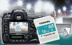 Toshiba ra mắt thẻ nhớ TransferJet tốc độ siêu nhanh