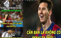 ẢNH CHẾ: Messi chế nhạo Ronaldo, V.League là “lò võ” lớn nhất