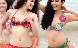 Thí sinh HH Hoàn vũ VN mặc bikini “thiêu đốt” bờ biển