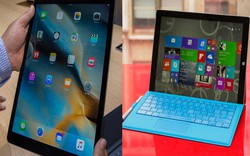 Cân đo bộ ba iPad Pro, Surface Pro 3 và MacBook Air