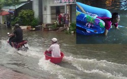 Clip chế: Sài Gòn ngập lắm, Sài Gòn ơi! Sài Gòn bơi