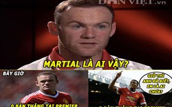 ẢNH CHẾ: Rooney đã biết Martial là ai, Messi cố tình sút hỏng penalty