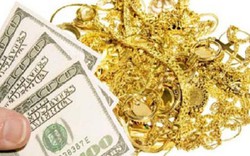 Giá vàng tiếp tục giảm, USD đồng loạt nhích tăng