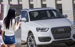 Cãi nhau với người yêu, thiếu nữ đập nát xe Audi Q3