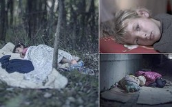 Ảnh: Trẻ em ngủ vạ vật trên hành trình di cư tới châu Âu