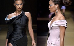 Irina Shayk siêu quyến rũ trong thiết kế của Versace