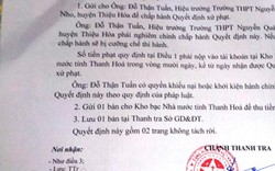 Thu tiền trái quy định, Hiệu trưởng bị phạt 15 triệu đồng