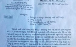 Dụ nộp tiền in bảng “mãi mãi ghi danh” ở Tiền Giang: UBND huyện gửi công văn khẩn