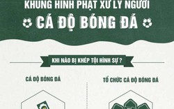 Infographic: Tổ chức cá độ bóng quy mô lớn bị xử thế nào?