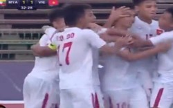 Clip U16 Việt Nam vùi dập U16 Myanmar