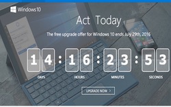 Chỉ còn 2 tuần để "lên đời" Windows 10 miễn phí cho laptop