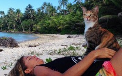 Chuyến du lịch vòng quanh thế giới của cô gái Mỹ cùng mèo cưng