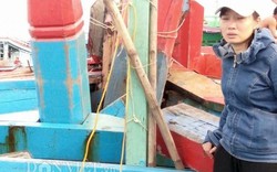 Tàu cá ngư dân Thanh Hóa bị tàu lạ đâm hư hỏng nặng trong đêm