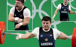 Clip lực sĩ Armenia gãy gập tay vì kinh hoàng tại Olympic