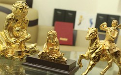 Choáng với giá trị 7 pho tượng vàng ở sân bay Nội Bài