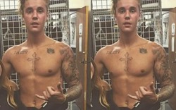 Loạt ảnh cơ bắp của Justin Bieber khiến fan nữ phát sốt
