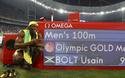 “Tia chớp” Usain Bolt giành HCV 100m lần 3 liên tiếp