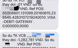 Khách hàng hoảng hồn khi thẻ visa Vietcombank “tự hoạt động”