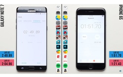 iPhone 6s “hạ gục” Galaxy Note 7 trong bài đo hiệu năng