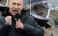 Phát hiện đoàn xe tăng khổng lồ của Putin đến Crimea, nguy cơ chiến tranh?