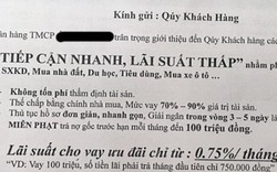 Kinh doanh gặp khó ngân hàng đến tận nhà tiếp thị vay vốn