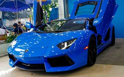 “Choáng” Lamborghini Aventador màu xanh cực độc mới về Việt Nam