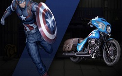 Ngắm Harley-Davidson phiên bản Captain America