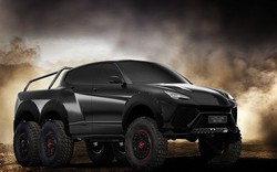 Lạ mắt với ảnh render Lamborghini Urus 6x6