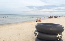 Biển Quảng Trị vắng hoe ngày nghỉ lễ