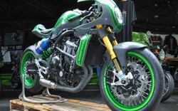 Soi Kawasaki Vulcan S độ như quái vật xanh