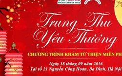 Khám miễn phí cho 100 trẻ em khuyết tật nhân dịp Tết Trung thu