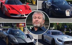 Cận cảnh dàn siêu xe trị giá 8,5 triệu bảng của tỷ phú Abramovich