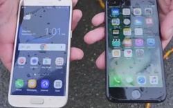 iPhone 7 đọ khả năng chống nước với Galaxy S7
