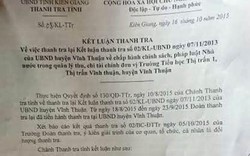 Kết luận thanh tra bị... thanh tra