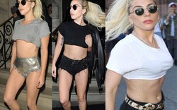 Nghẹt thở với kiểu áo quần 5cm của Lady Gaga