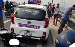 Hà Nội: Tài xế taxi  tử vong dưới cầu Nhật Tân