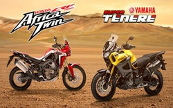 So găng Honda CRF1000L Africa Twin và Yamaha Super Tenere