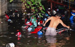 Hơn 1.000 xe máy chìm nghỉm dưới tầng hầm ở Sài Gòn