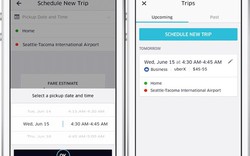Có thể đặt lịch trước 30 ngày khi đi taxi Uber
