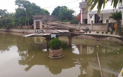 Cận cảnh ao làng - nơi 4 người chết đuối thương tâm ở Hà Nội