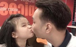 MC Phan Anh, Thành Trung cũng hôn môi con gái như David Beckham