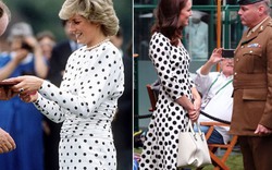 6 lần công nương Kate “mượn” quần áo của mẹ chồng Diana